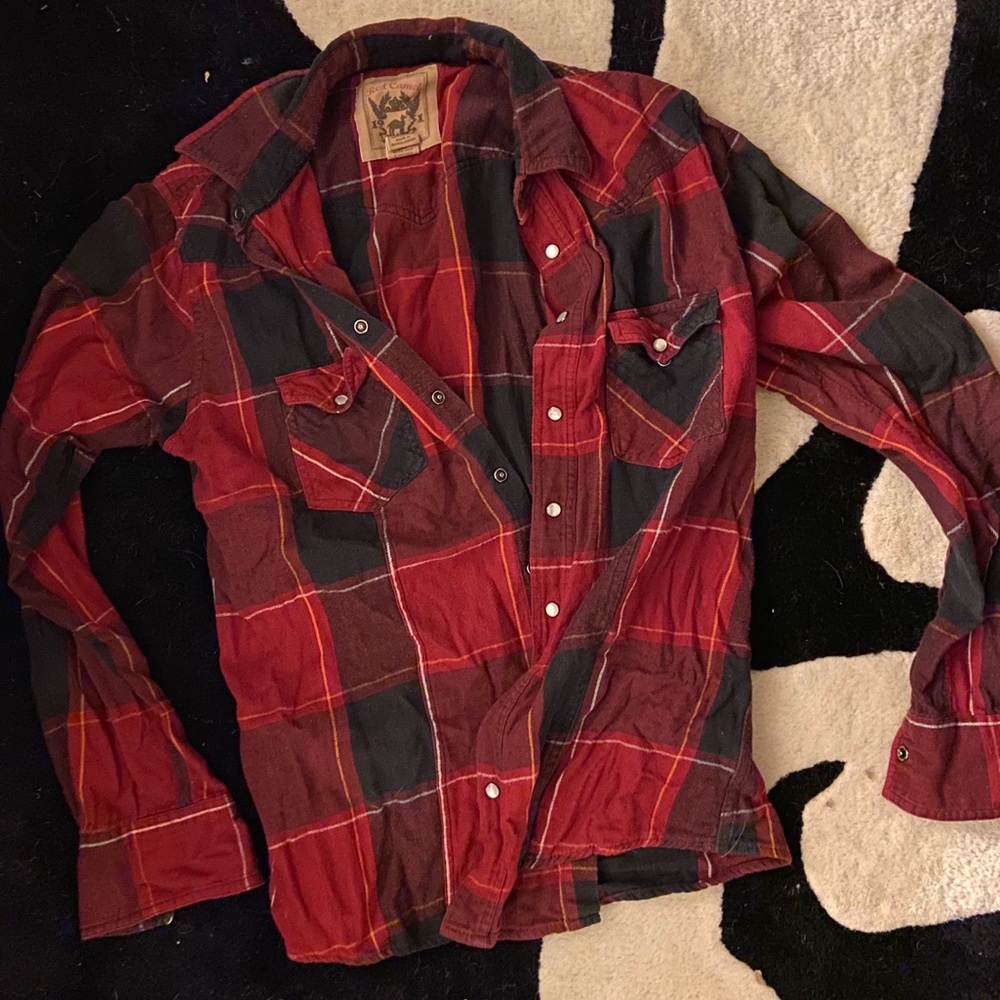 Western Style Plaid Flannel
